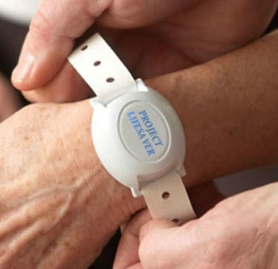 image of a Project Lifesaver bracelet