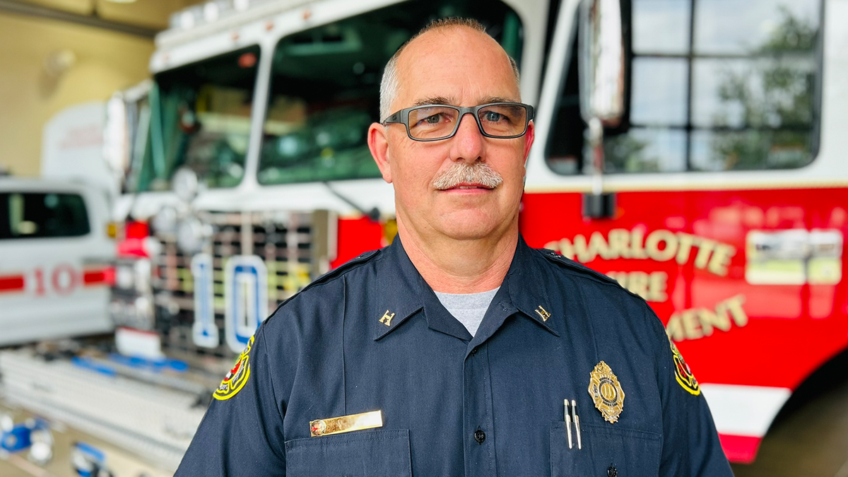 Captain Jeff Bright is Charlotte Fire 2024 Fire Officer Of The Year 