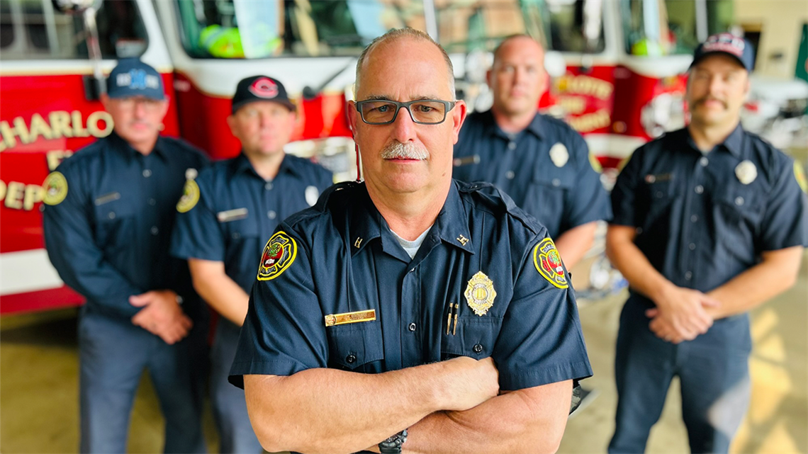 Captain Jeff Bright, with the crew of Rescue 10, embodying nearly three decades of dedication, leadership, and service with Charlotte Fire. His role as a mentor, leader, and expert in rescue operations has shaped the future of the department.