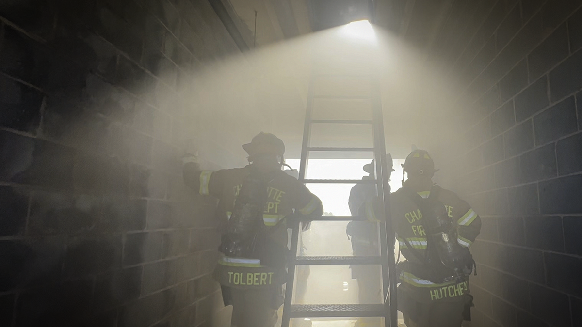 Fully geared and ready, recruits learn to operate as a cohesive unit under challenging conditions. 