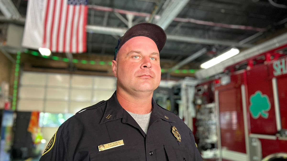 Captain Nathan Jones, leader of Engine 15, guided his crew through active gunfire to rescue injured officers during the April 29th ambush, later earning the Medal of Valor for his courageous leadership. 