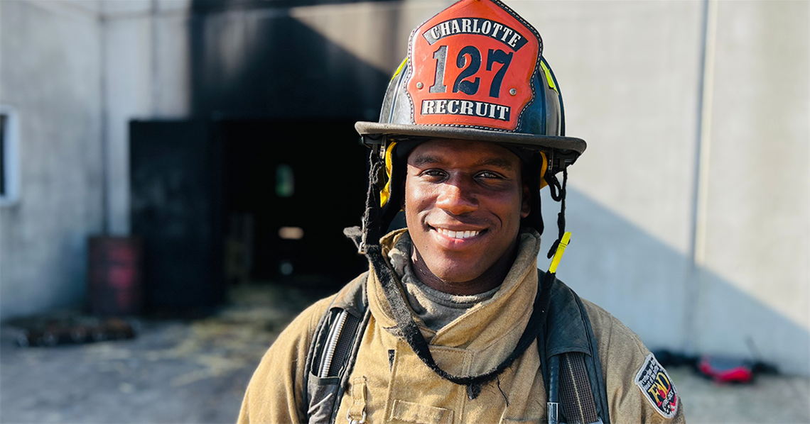 Headshot of Gerard Singleton in Firefighter uniform